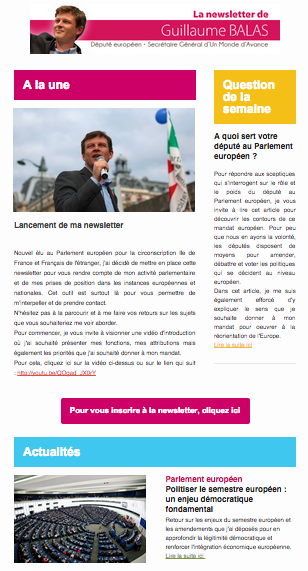 Newsletter de Guillaume BALAS Député européen • 24 septembre 2014
